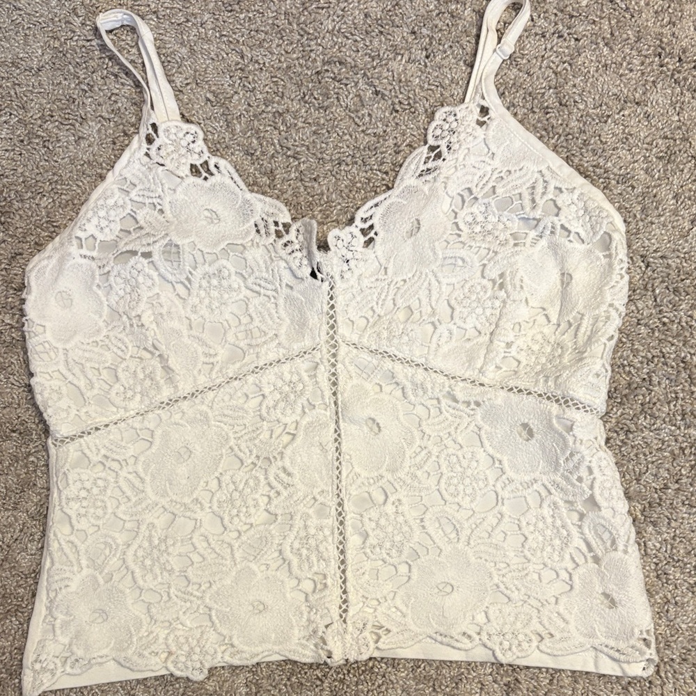Ambiance White Lace Top